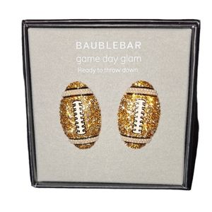Baublebar Limited Edition Game Day Football Earrings
